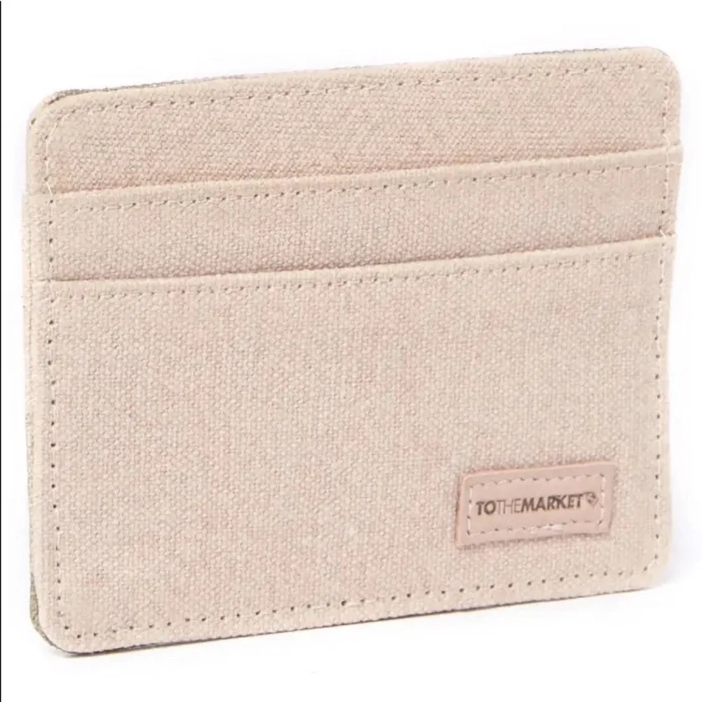 🆕 To The Market Slim Card Holder Wallet in Camo Print (810)